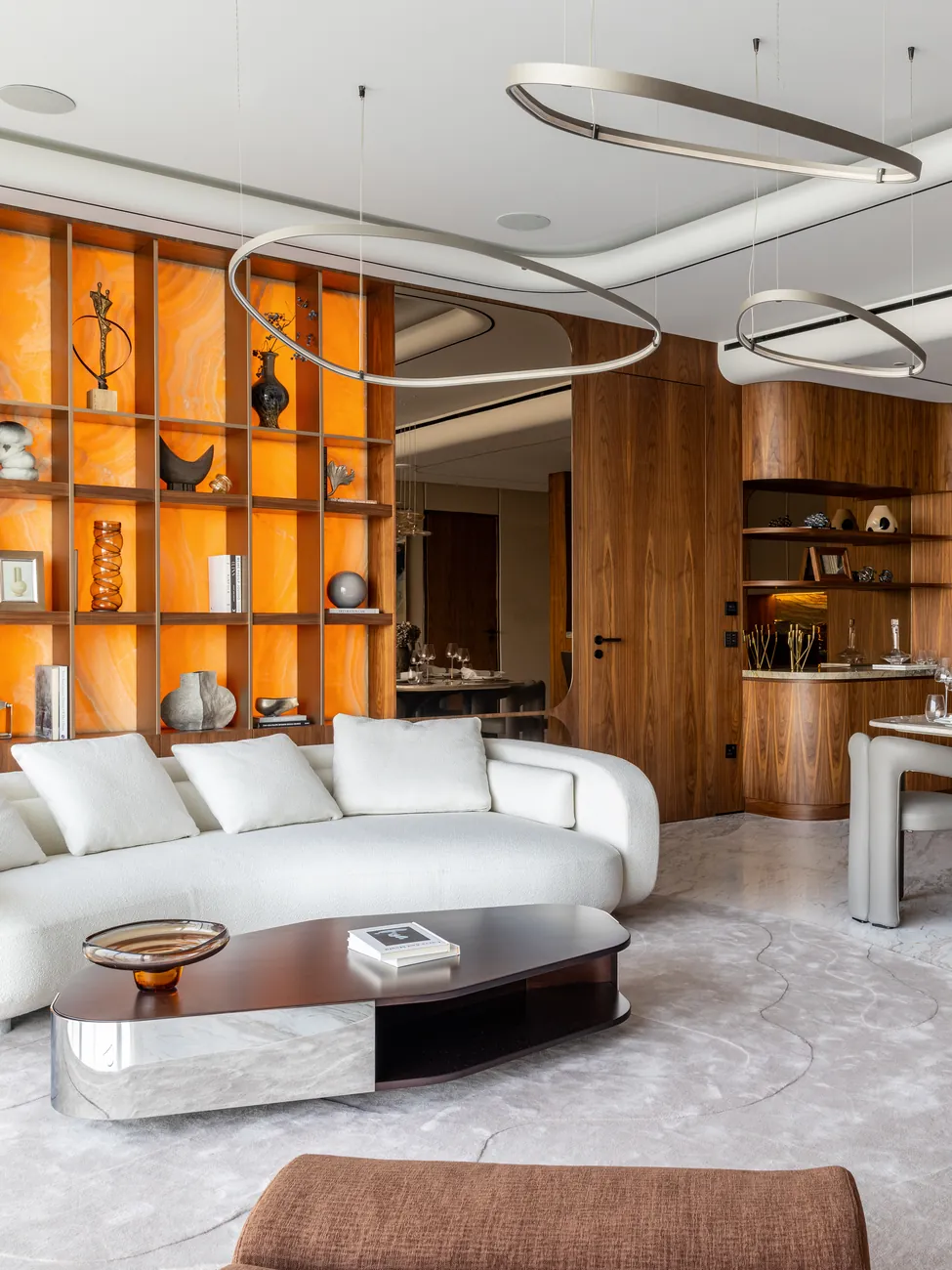 Luxury residence living and dining area at Atlantis The Royal